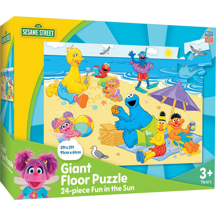 Sesame Street - Fun in The Sun 24 Piece Floor Jigsaw Puzzle - Just $19.99! Shop now at Retro Gaming of Denver