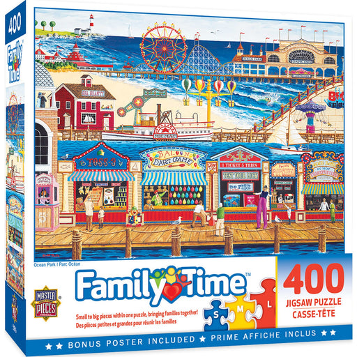 Family Time - Ocean Park 400 Piece Jigsaw Puzzle - Just $14.99! Shop now at Retro Gaming of Denver