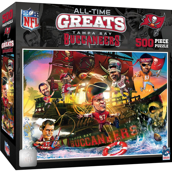Tampa Bay Buccaneers - All-Time Greats 500 Piece Jigsaw Puzzle - for just $19.99! 