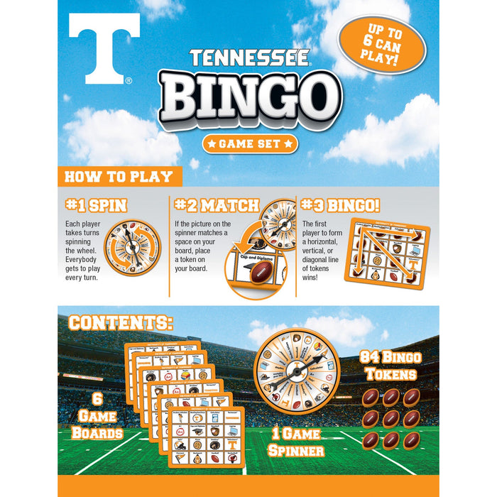 Tennessee Volunteers Bingo Game - Just $5.99! Shop now at Retro Gaming of Denver