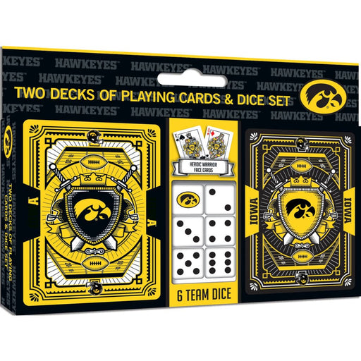 Iowa Hawkeyes - 2-Pack Playing Cards & Dice Set - for just $19.99! 