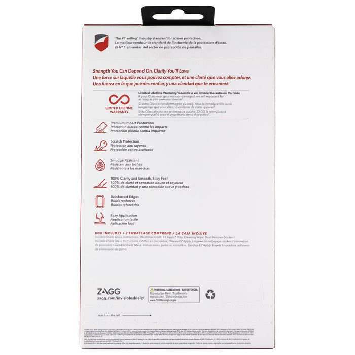 ZAGG Invisible Shield (Glass) Tempered Glass Screen Protector for LG K30 - Clear - for just $5.99! 