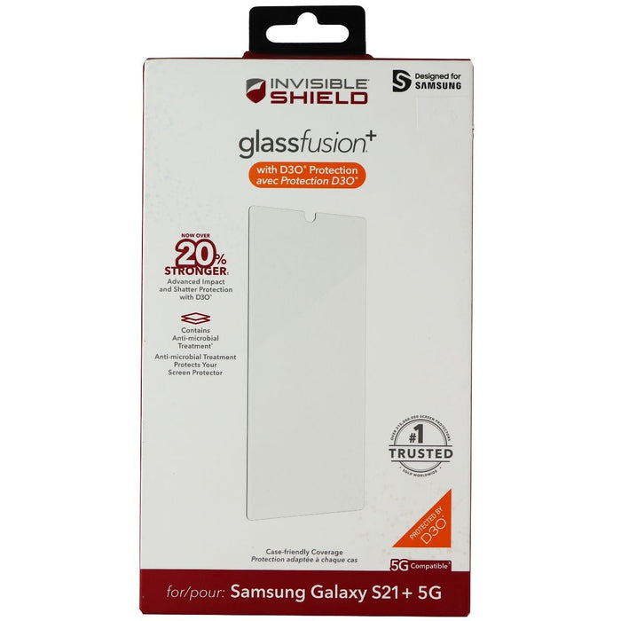 ZAGG InvisibleShield GlassFusion+ Screen Protector for Samsung Galaxy S21+ 5G - Just $14.95! Shop now at Retro Gaming of Denver