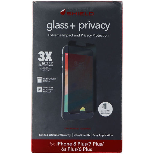 ZAGG (Glass+ Privacy) Screen Protector for Apple iPhone 8 Plus/7 Plus/6s Plus - for just $14.99! 