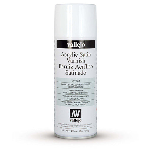 Vallejo - Aerosol- Satin Varnish - 400 ml. - for just $13.99! 