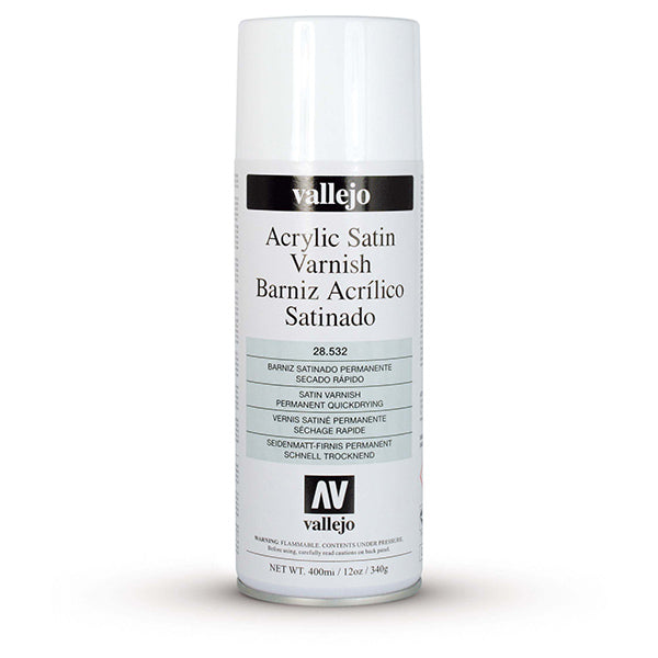 Vallejo - Aerosol- Satin Varnish - 400 ml. - for just $13.99! 