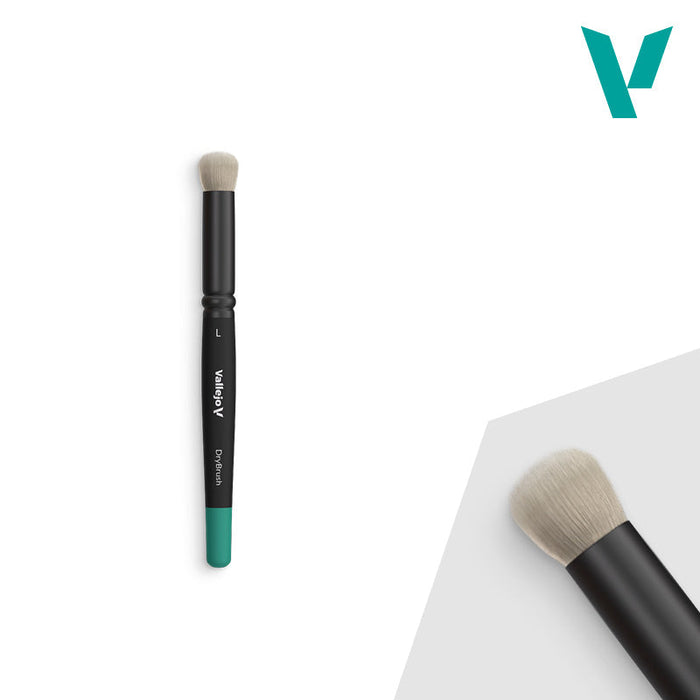 Vallejo Hobby Brushes: Dry Brush - Natural Hair - Large - for just $17.99! 
