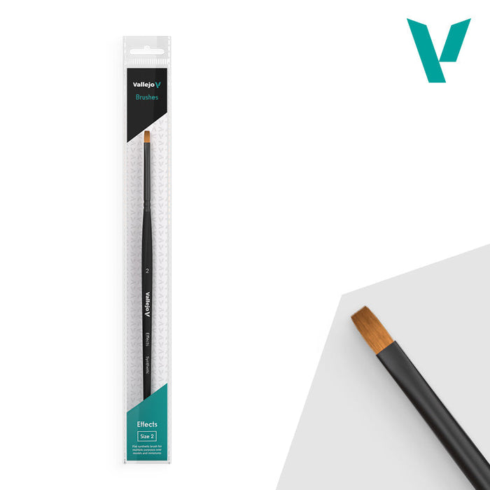 Vallejo Hobby Brushes: Effects - Synthetic - Size 2 - for just $5.49! 