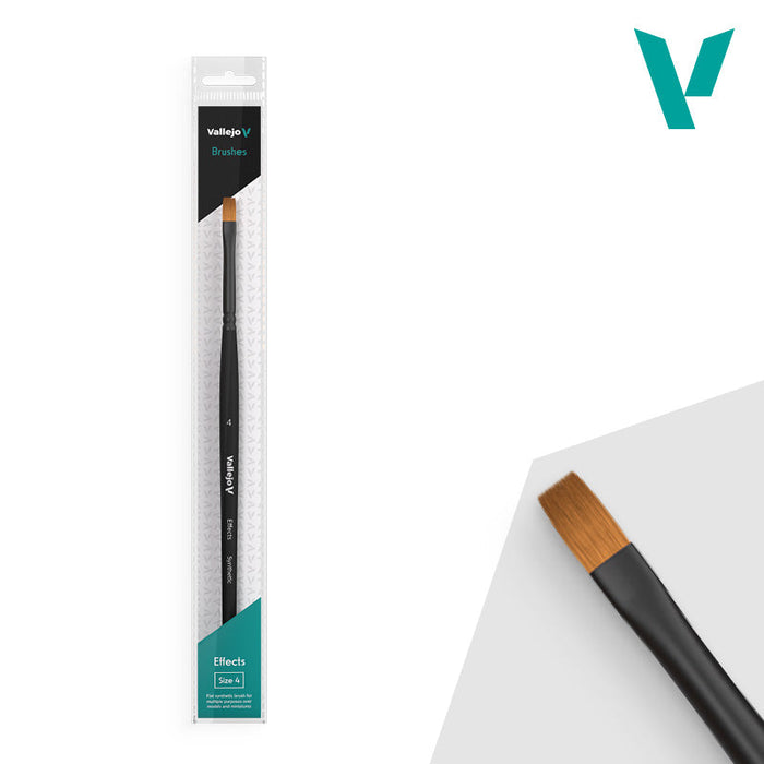 Vallejo Hobby Brushes: Effects - Synthetic - Size 4 - for just $5.99! 