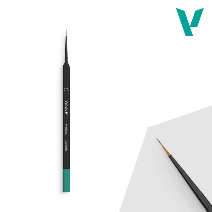 Vallejo Hobby Brushes: Precision - Synthetic - Size 0/2 - for just $5.49! 