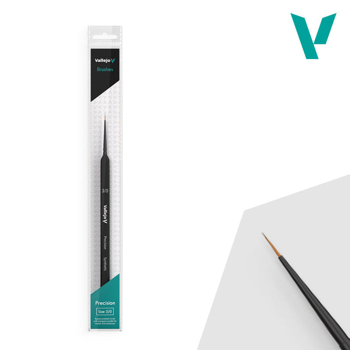 Vallejo Hobby Brushes: Precision - Synthetic - Size 3/0 - for just $5.49! 