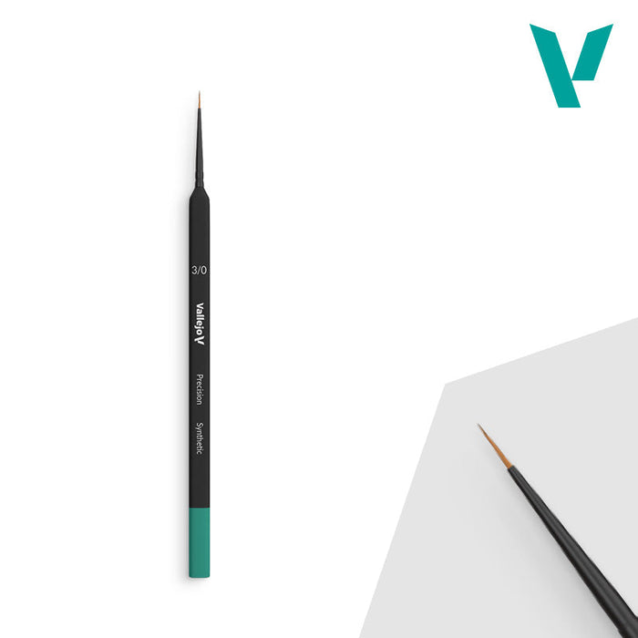 Vallejo Hobby Brushes: Precision - Synthetic - Size 3/0 - for just $5.49! 