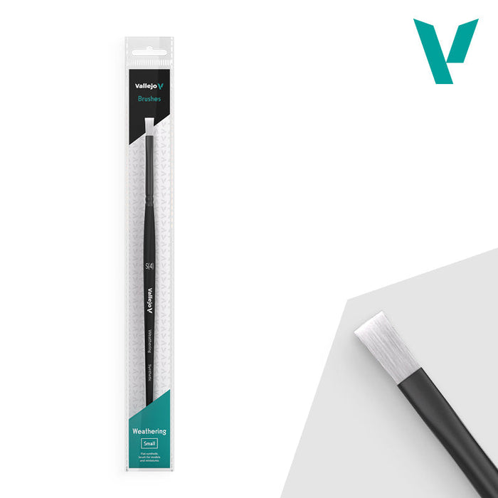 Vallejo Hobby Brushes: Flat Weathering - Synthetic - Small - for just $4.99! 
