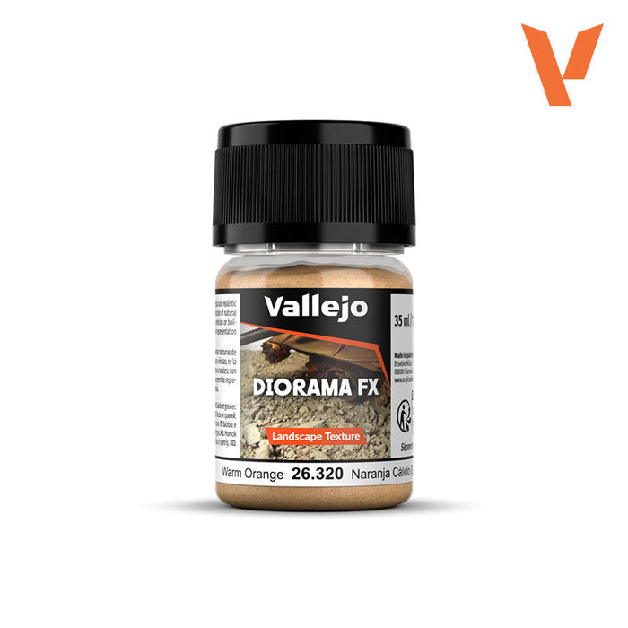 Vallejo Diorama FX: Landscape Texture - Warm Orange - 0.1-1mm - for just $5.49! 