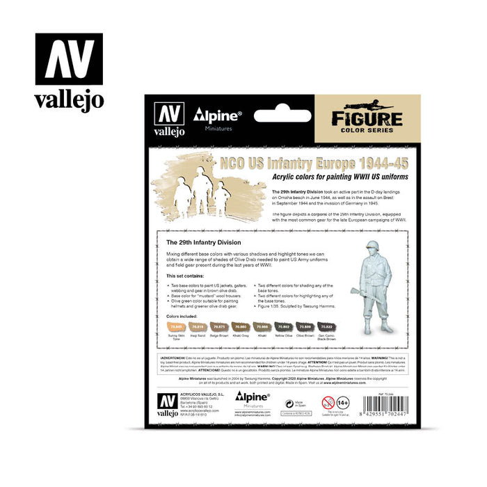Figure Color Series: NCO US Infantry Europe 1944-45 - for just $49.99! 