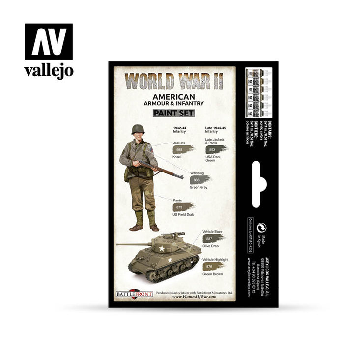 Model Color: WWII Paint Set - American Armour & Infantry - for just $19.95! 