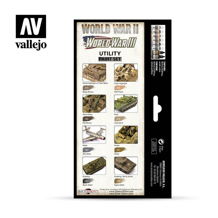 Model Color: Utility Paint Set WWII & WWIII - for just $28.99! 