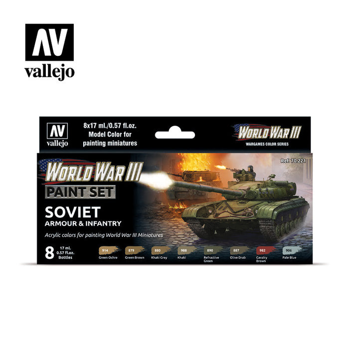 Model Color: WWIII Paint Set - Soviet Armour & Infantry - for just $26.95! 
