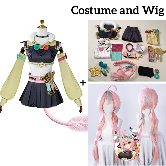 Varesa Genshin Cosplay Costume Set – Kawaii Skirt Wig Tail Outfit - for just $62.95! 
