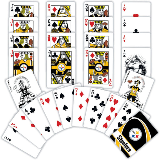 Pittsburgh Steelers Playing Cards - 54 Card Deck - Premium Dice & Cards Sets - Just $4.89! Shop now at Retro Gaming of Denver