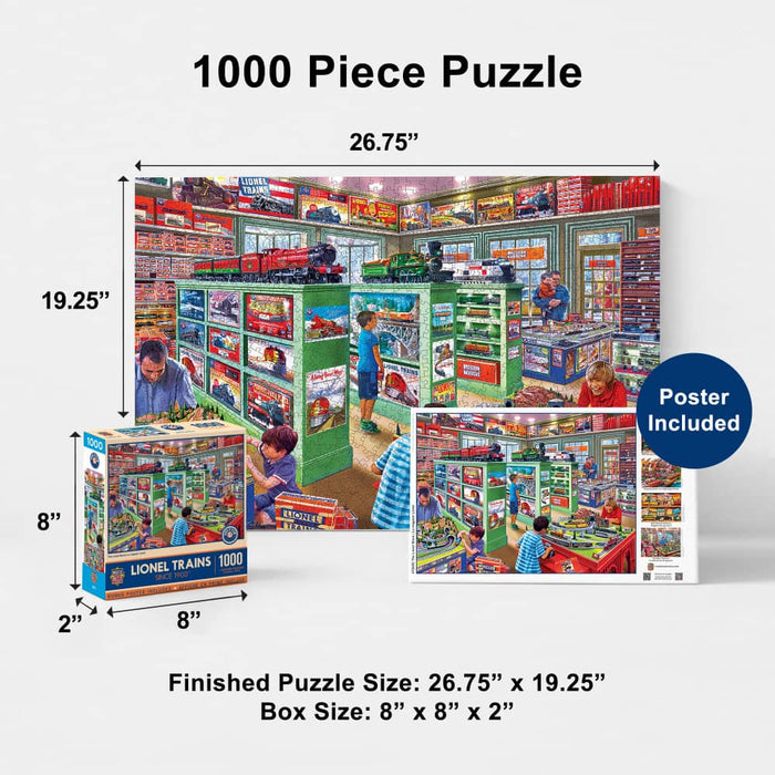 Lionel Trains - The Lionel Store 1000 Piece Jigsaw Puzzle - for just $16.99! 
