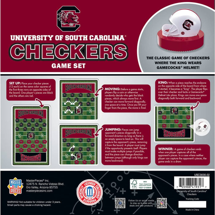 South Carolina Gamecocks Checkers Board Game - for just $19.99! 