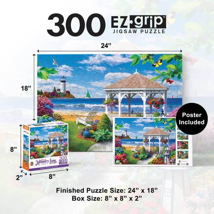 Memory Lane - Oceanside View 300 Piece EZ Grip Jigsaw Puzzle - for just $14.99! 