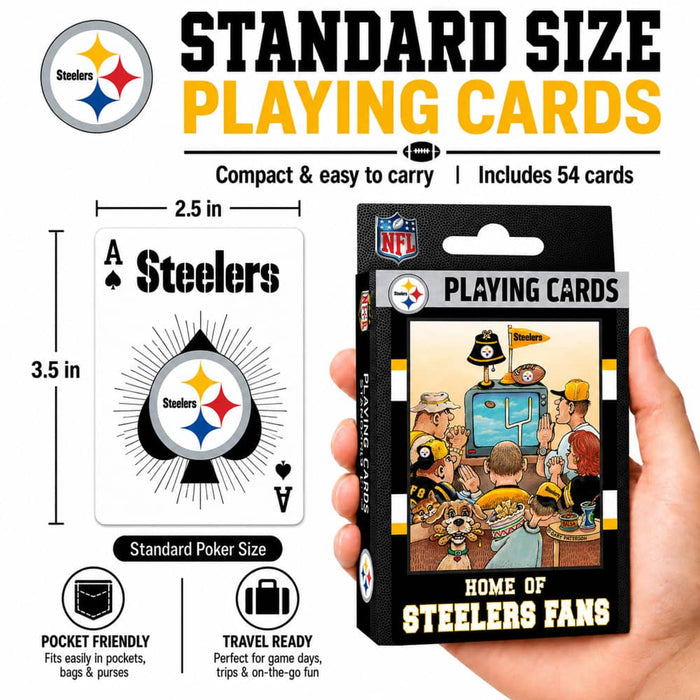 Pittsburgh Steelers Fan Deck Playing Cards - 54 Card Deck - for just $7.99! 
