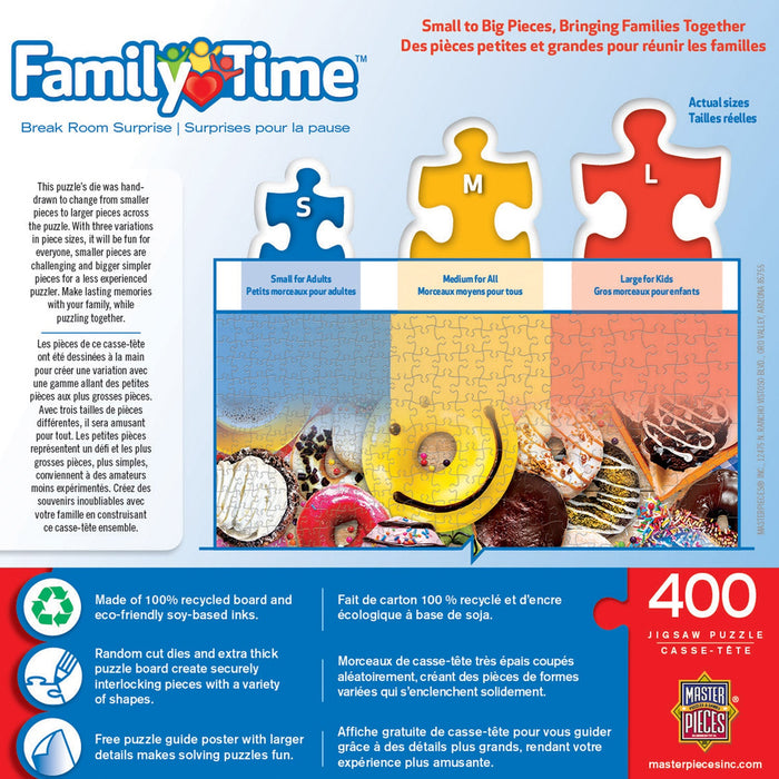 Family Time - Break Room Surprise 400 Piece Jigsaw Puzzle - Just $14.99! Shop now at Retro Gaming of Denver