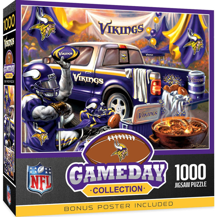 Minnesota Vikings - Gameday 1000 Piece Jigsaw Puzzle - for just $19.99! 