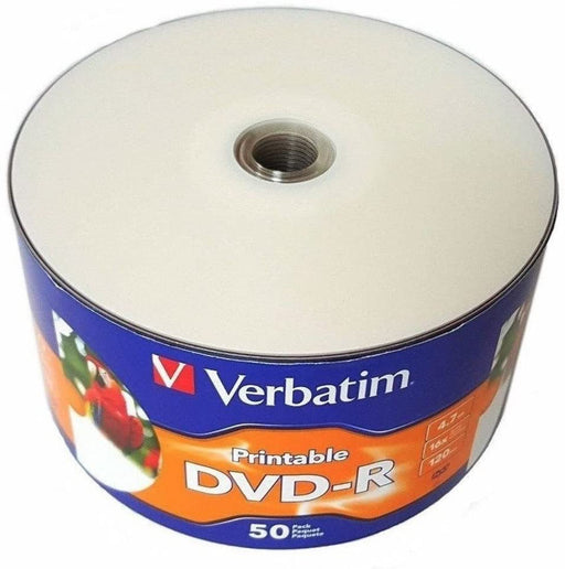 Verbatim 16X DVD-R 4.7GB White Inkjet Hub (Shrink Wrap) [Discontinued] - for just $17.95! 