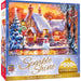 Sparkle & Shine - Snowman Cottage 500 Piece Glitter Jigsaw Puzzle - Just $14.99! Shop now at Retro Gaming of Denver