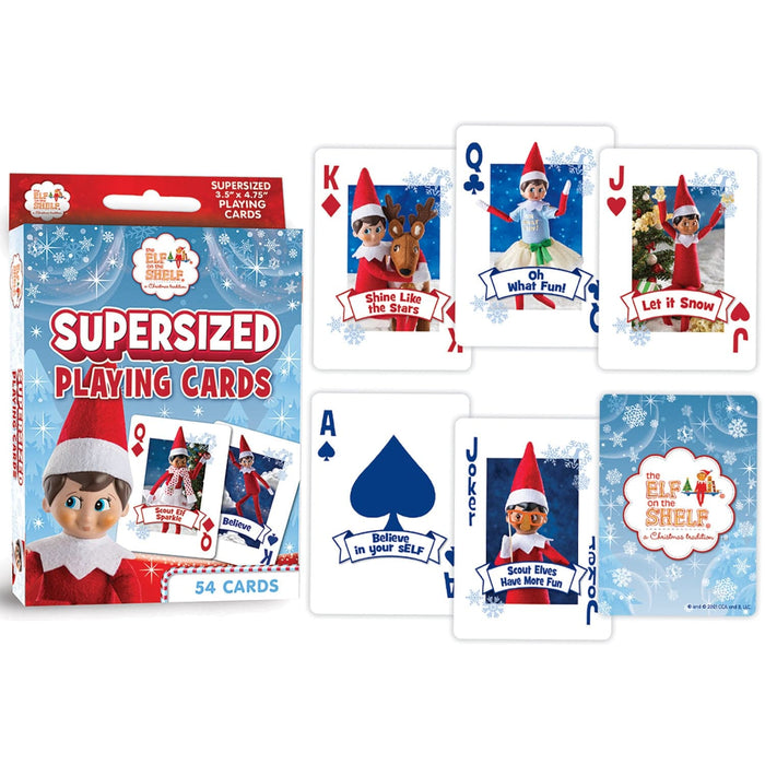 Elf on the Shelf Jumbo Playing Cards - for just $5.99! 