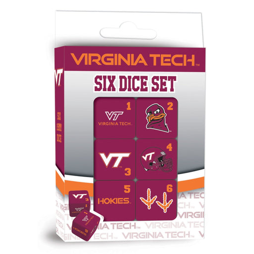 Virginia Tech Hokies Dice Set - 19mm - for just $7.99! 