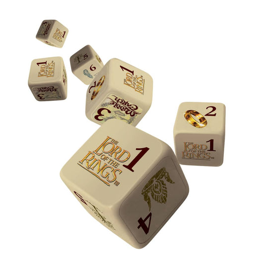 Lord of the Rings 6 Piece D6 Gaming Dice Set - for just $7.99! 
