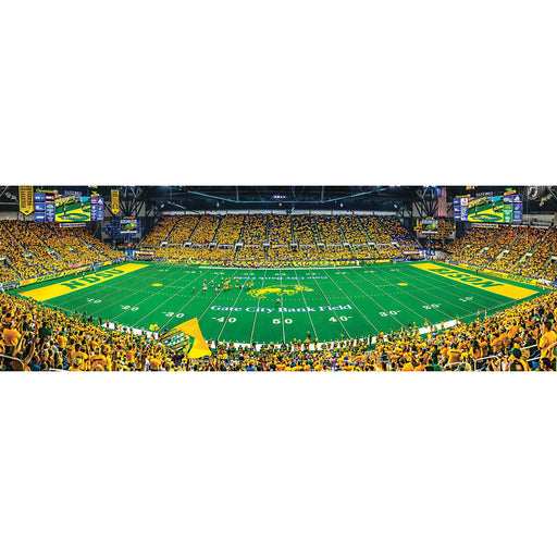 North Dakota State Bison - 1000 Piece Panoramic Jigsaw Puzzle - Just $19.99! Shop now at Retro Gaming of Denver