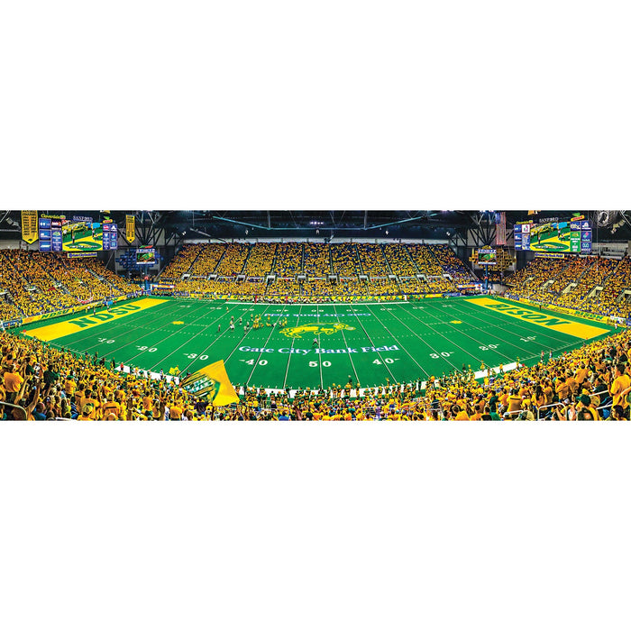 North Dakota State Bison - 1000 Piece Panoramic Jigsaw Puzzle - Just $19.99! Shop now at Retro Gaming of Denver