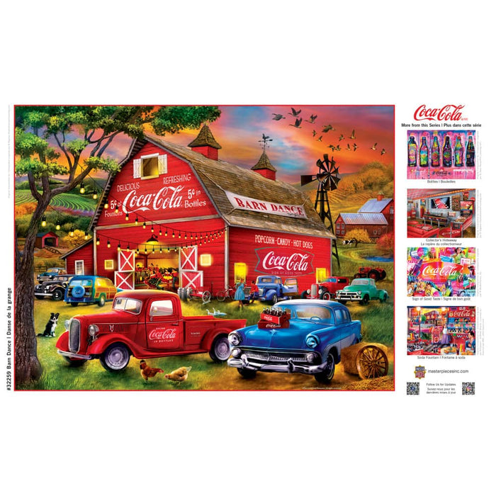Coca-Cola - Barn Dance 300 Piece EZ Grip Jigsaw Puzzle - for just $14.99! 