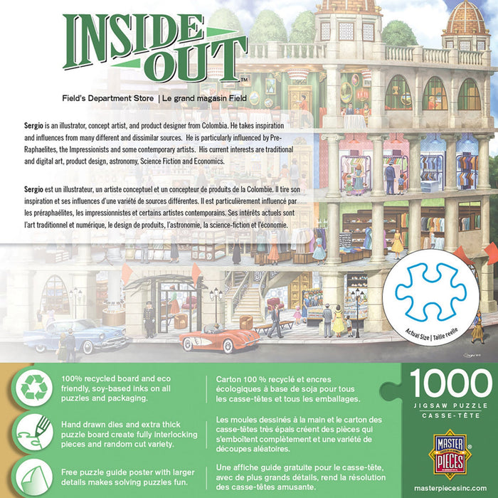 Inside Out - Field's Department Store 1000 Piece Jigsaw Puzzle - Just $16.99! Shop now at Retro Gaming of Denver