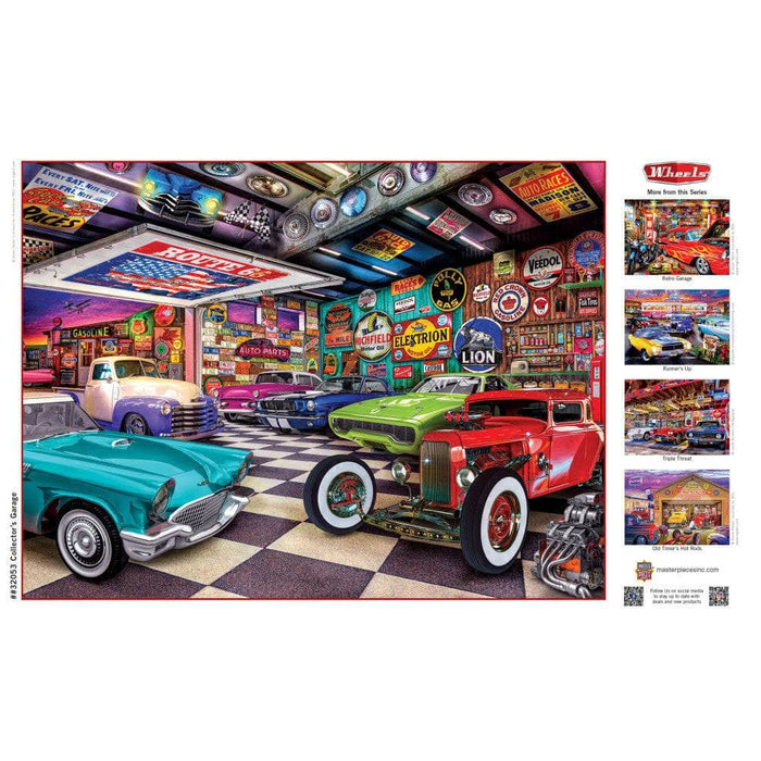 Wheels - Collector's Garage 750 Piece Jigsaw Puzzle - for just $14.99! 