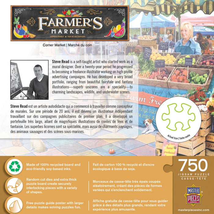 Farmer's Market - Corner Market 750 Piece Jigsaw Puzzle - Just $14.99! Shop now at Retro Gaming of Denver