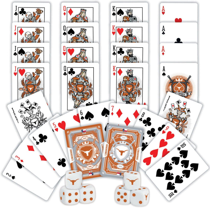 Texas Longhorns - 2-Pack Playing Cards & Dice Set - for just $19.99! 
