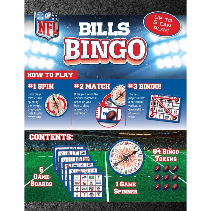 Buffalo Bills NFL Bingo Game - for just $12.99! 