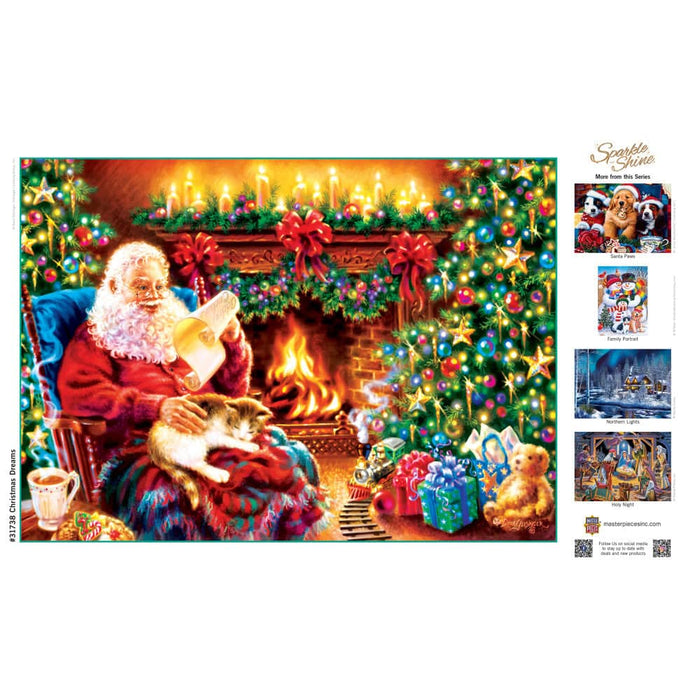 Sparkle & Shine - Christmas Dreams 500 Piece Glitter Jigsaw Puzzle - for just $14.99! 