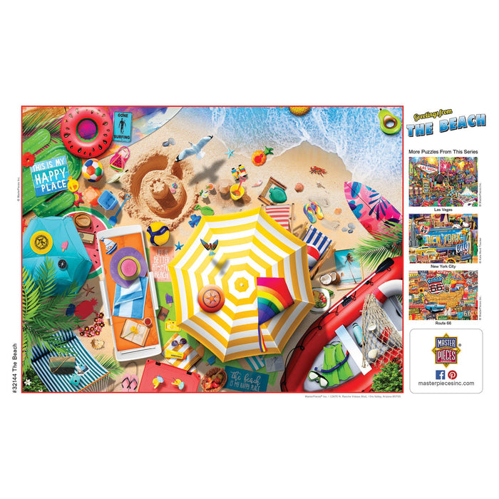 Greetings From The Beach - 550 Piece Jigsaw Puzzle - Just $14.99! Shop now at Retro Gaming of Denver