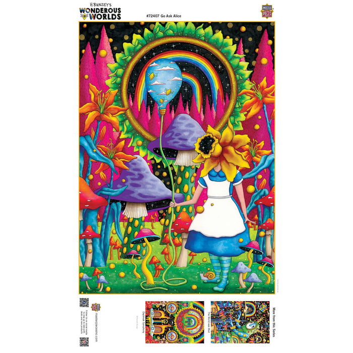 Wonderous Worlds - Go Ask Alice 1000 Piece Jigsaw Puzzle - Just $16.99! Shop now at Retro Gaming of Denver