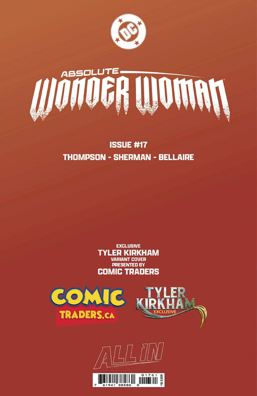 ABSOLUTE WONDER WOMAN #17 TYLER KIRKHAM Megacon 2026 EXCLUSIVE VIRGIN VAR (02/25/2026) - for just $30! 