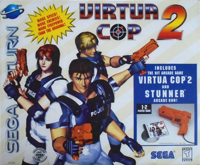 Virtua Cop 2 With Light Gun (Sega Saturn) - for just $0! 