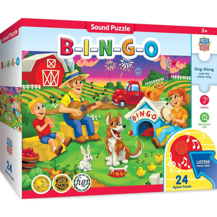 B-I-N-G-O - 24 Piece Sound Jigsaw Puzzle - for just $19.99! 