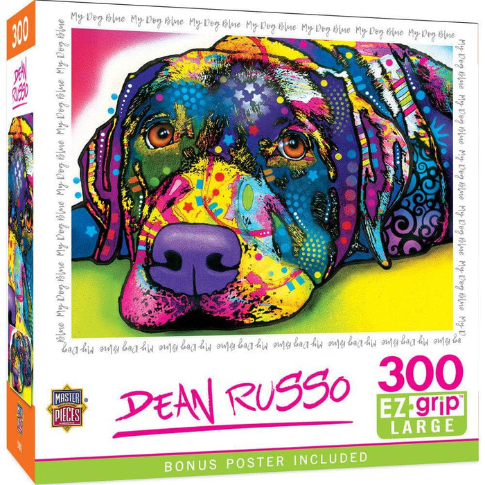 Dean Russo - My Dog Blue 300 Piece EZ Grip Jigsaw Puzzle - for just $14.99! 